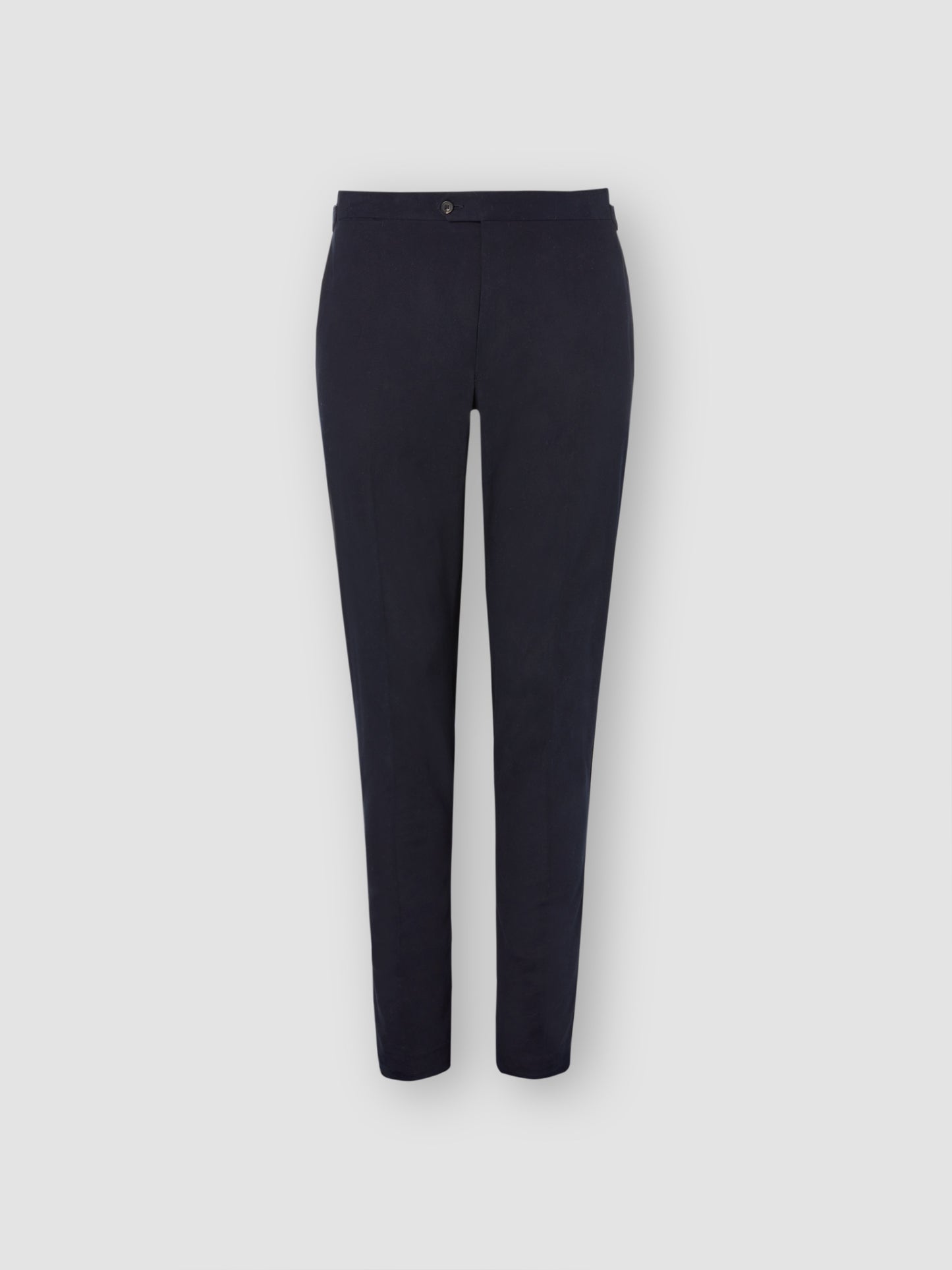 Brushed Cotton Double Breasted Peak Lapel Suit Navy Trouser Product Image