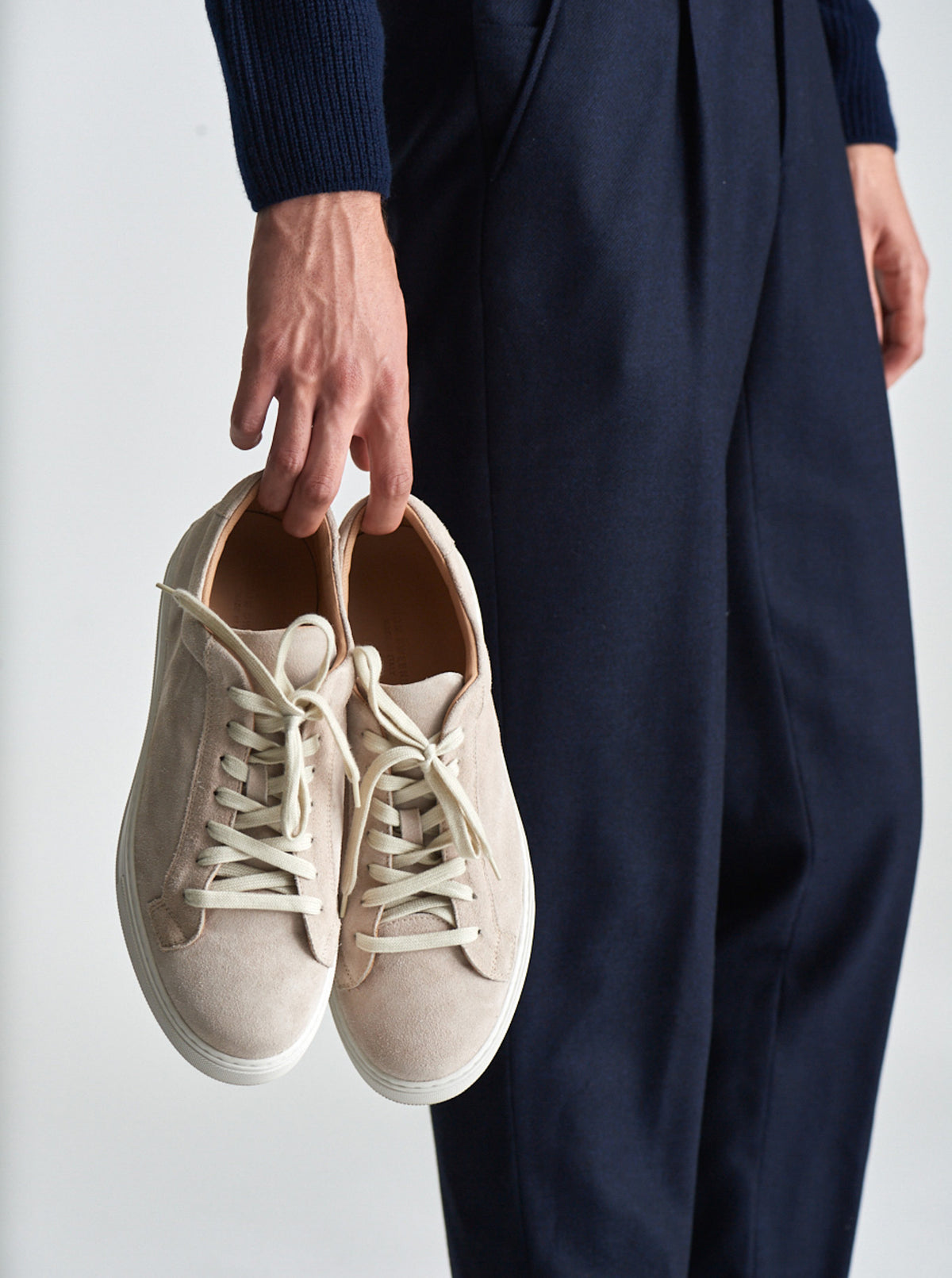 Suede Sneakers Oat