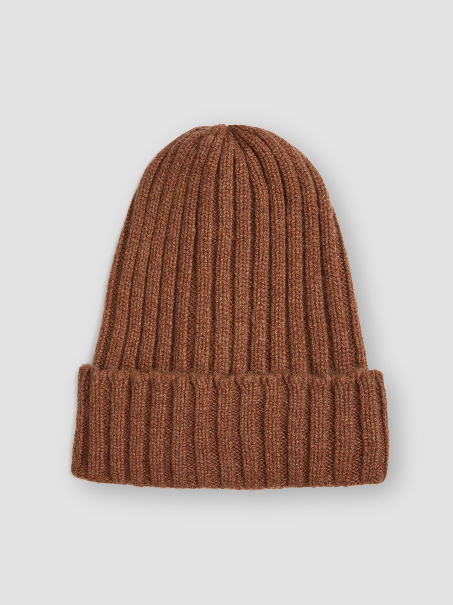 Cashmere Beanie Hat Brown Main
