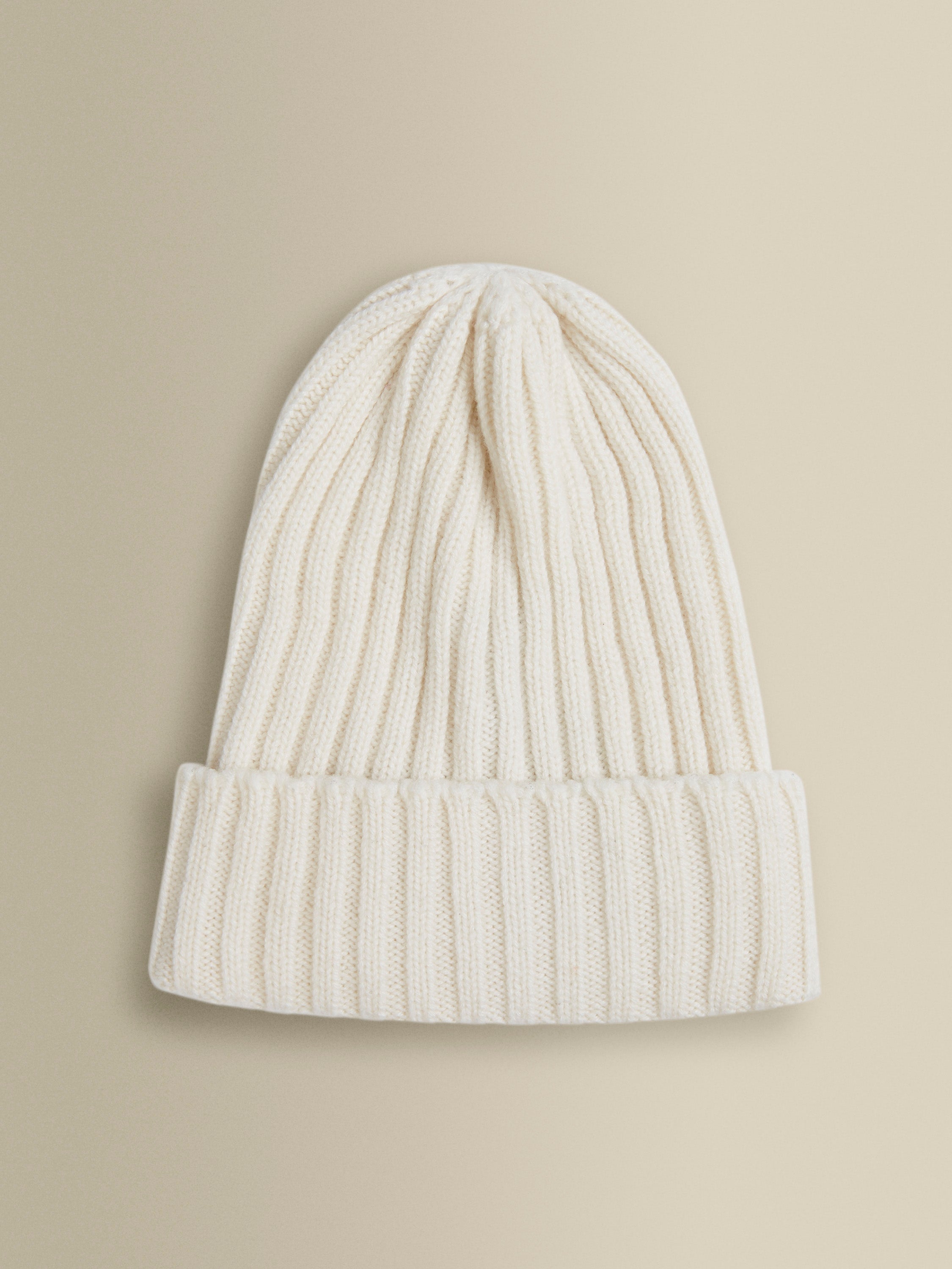 Cashmere Beanie Hat Cream Main