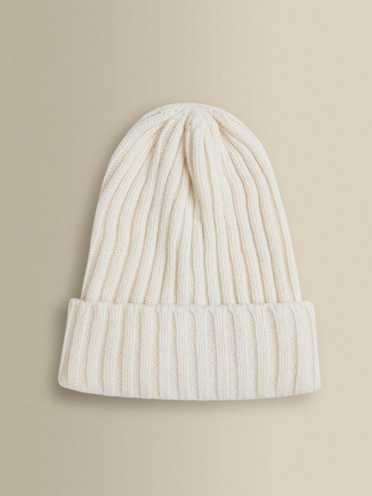 Cashmere Beanie Hat Cream Main