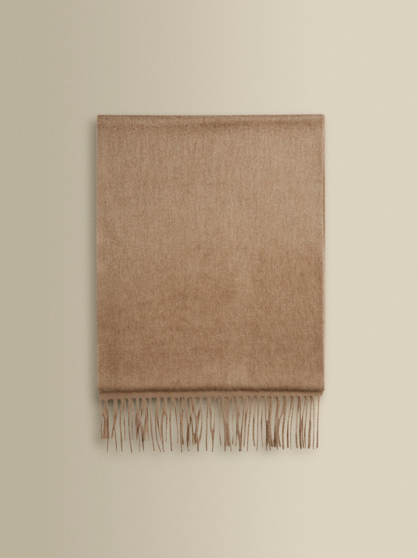 Cashmere Scarf Dark Natural Main