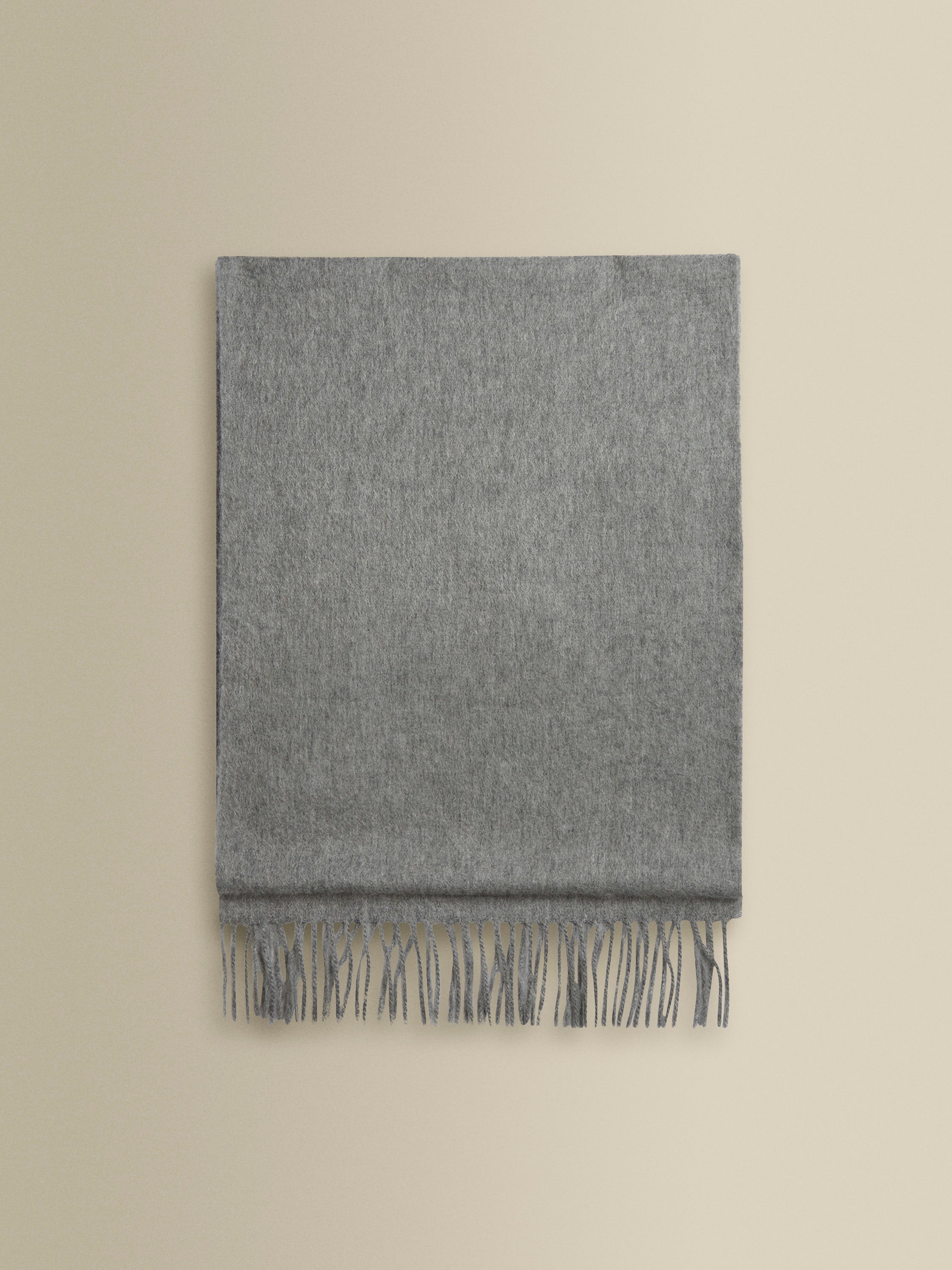 Cashmere Scarf Grey Main