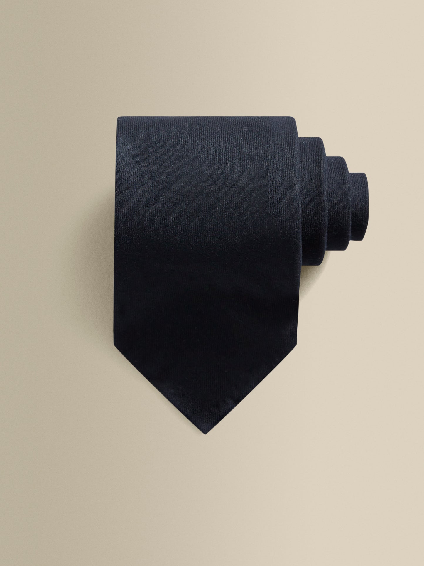 Wool Tie Darkest Navy Product Image