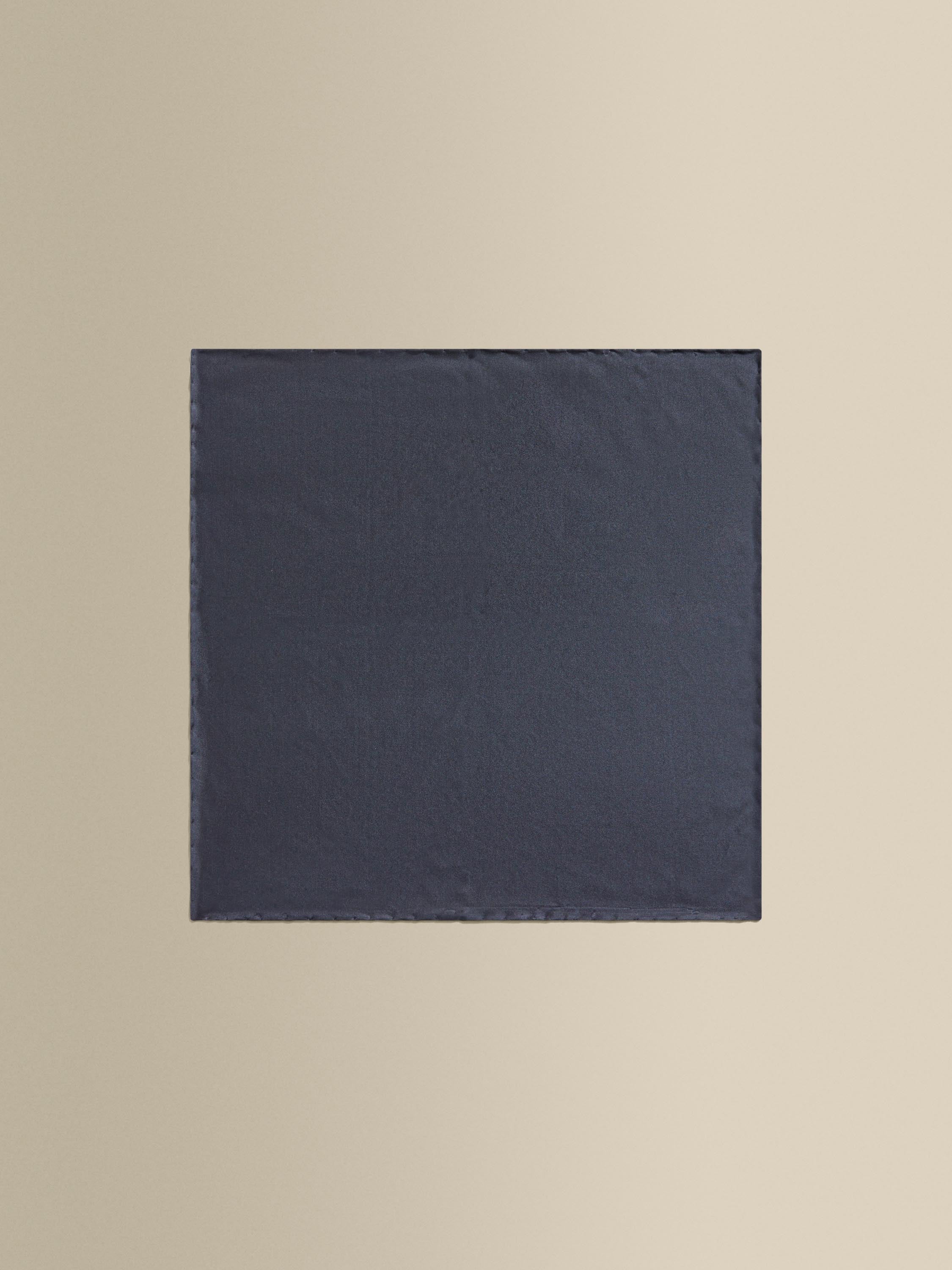 Silk Pocket Square Navy Product Image