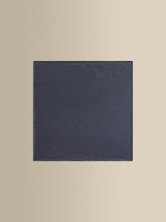 Silk Pocket Square Navy Product Image