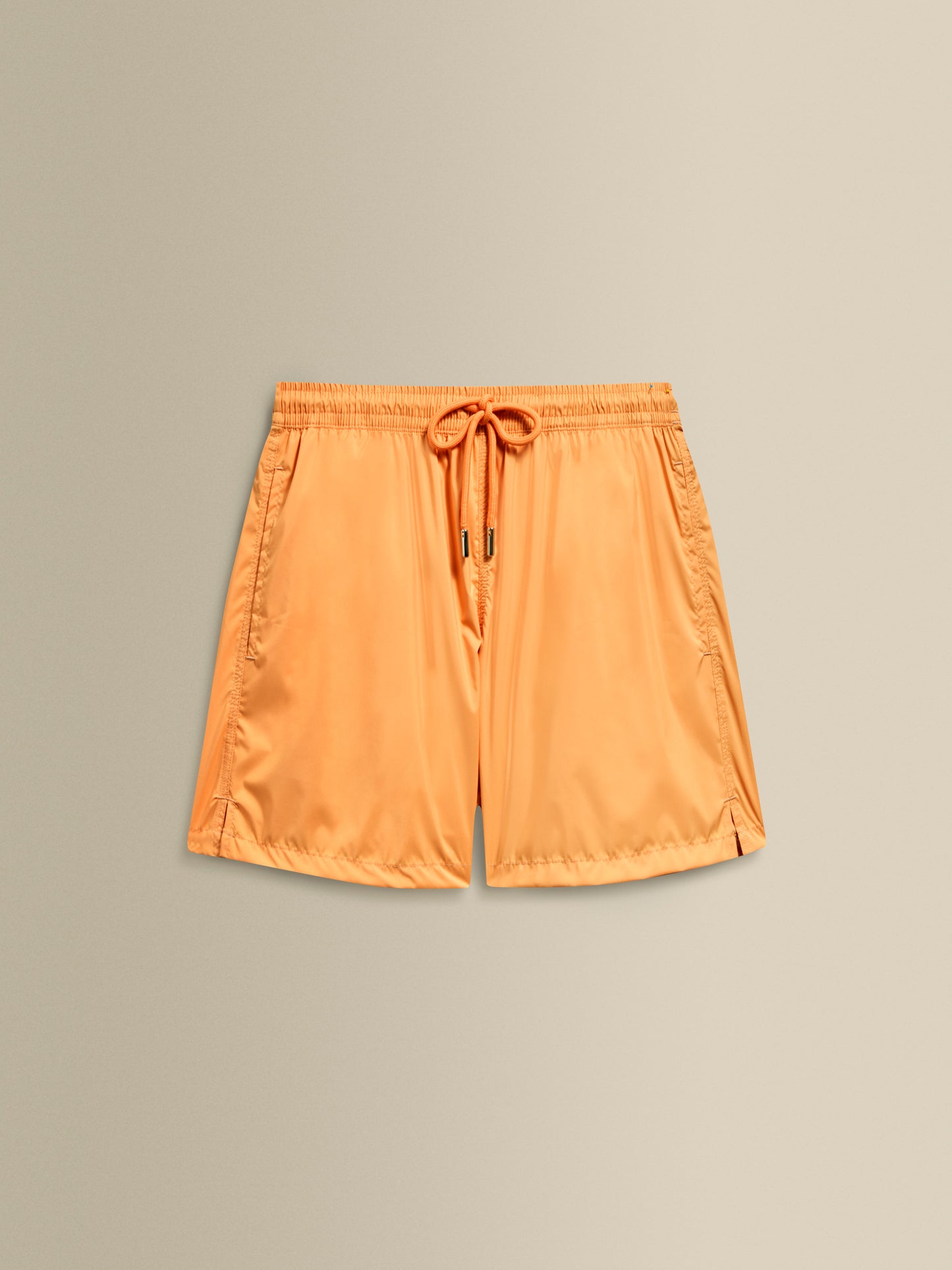 Nylon Mid Length Swim Shorts Orange Product Image