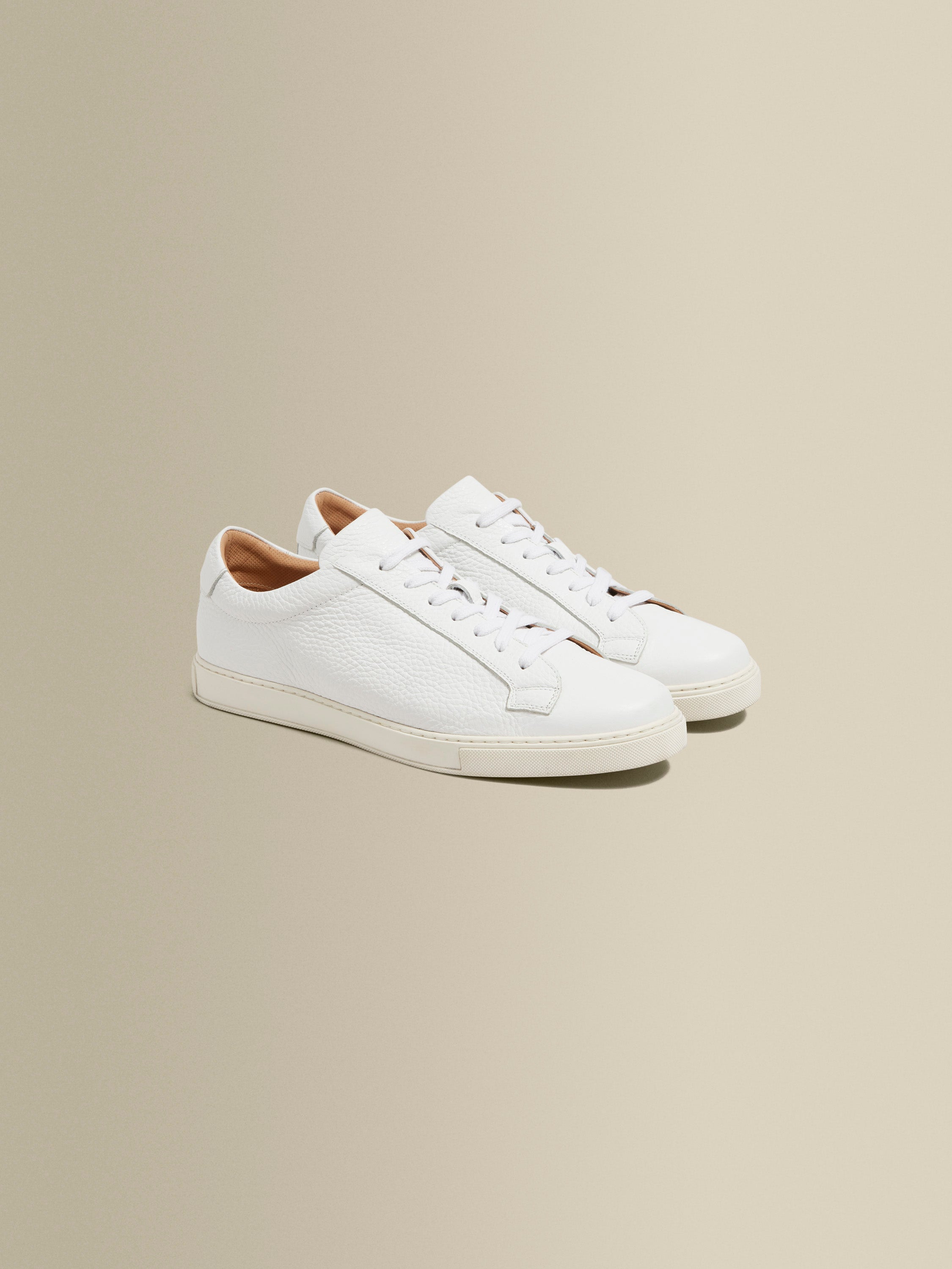 Leather Sneakers White Product Main