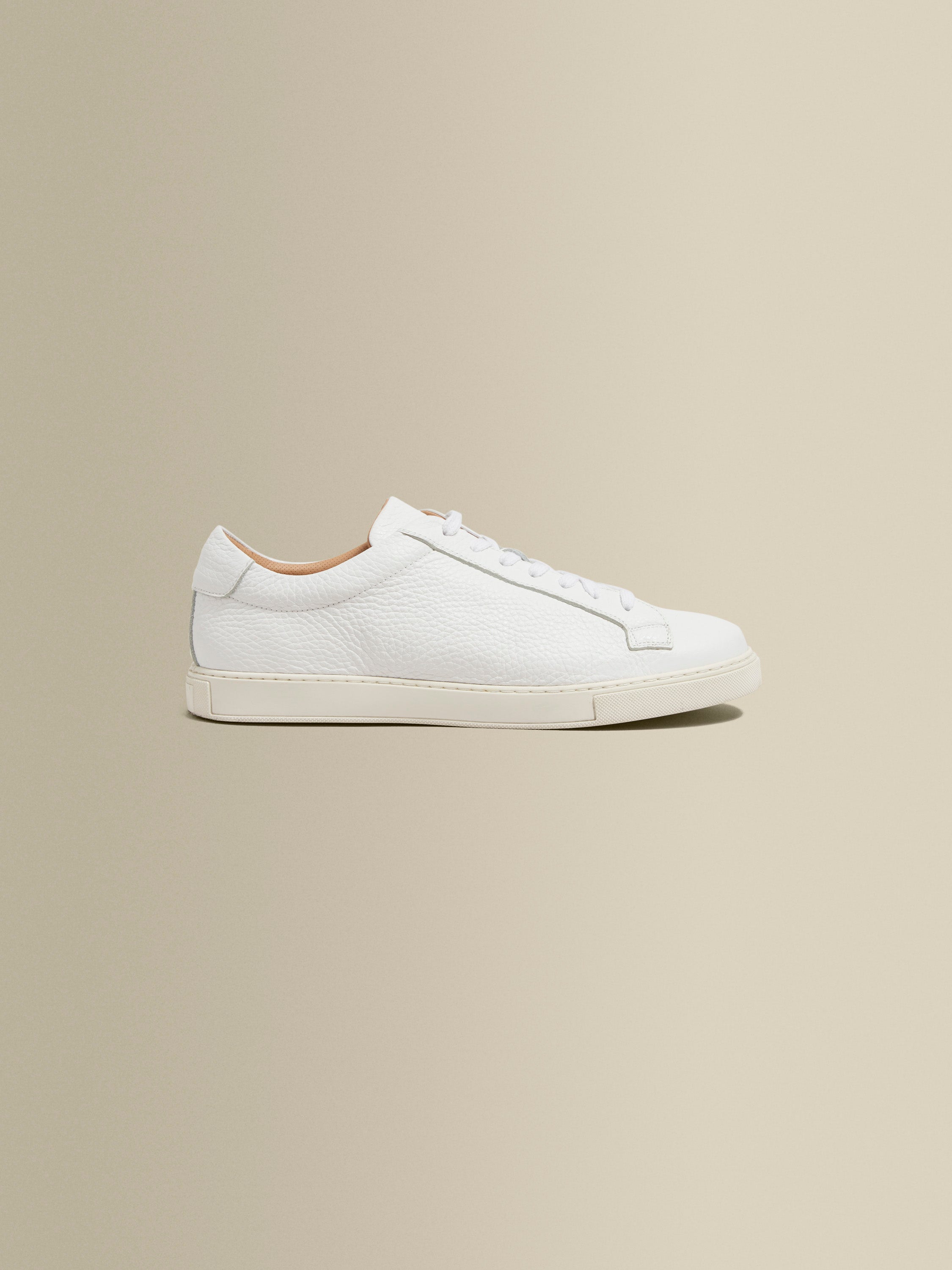 Leather Sneakers White Product Side