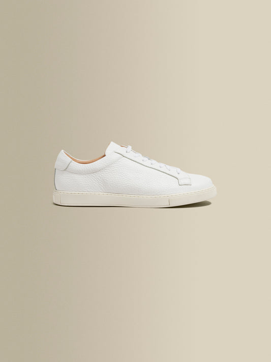 Leather Sneakers White Product Side