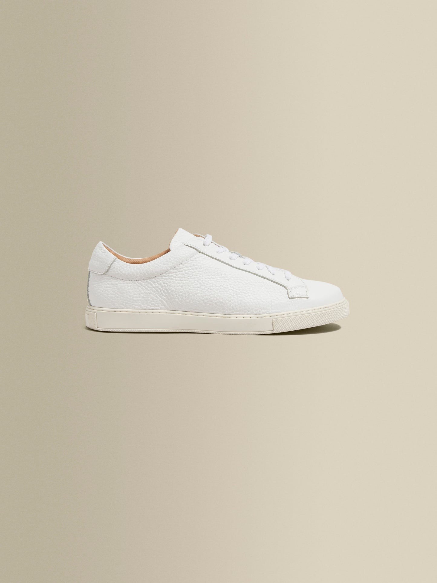Leather Sneakers White Product Side