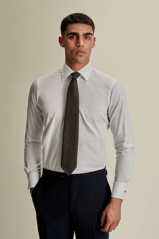 Cashmere Tie Brown Model Image