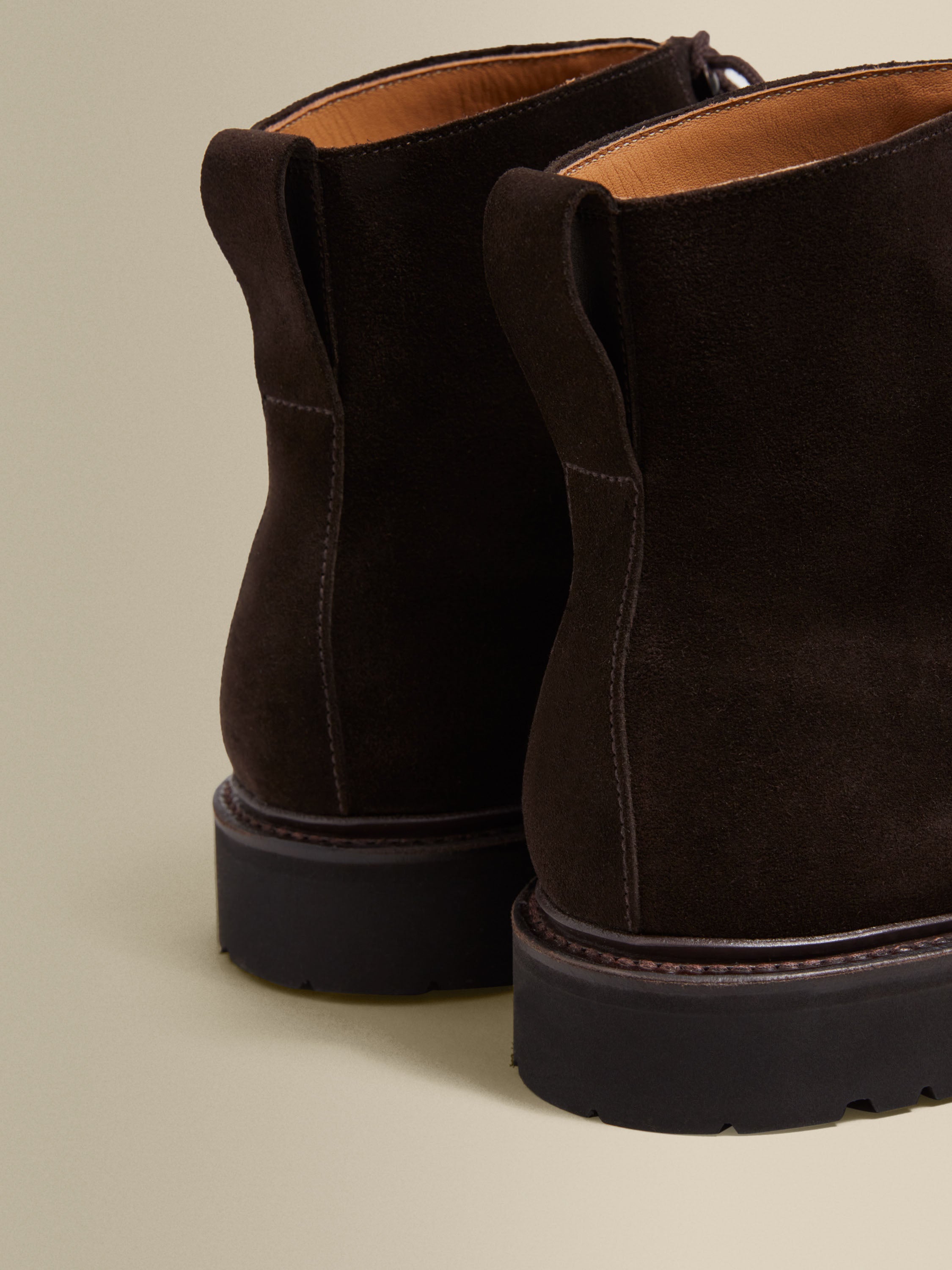 Split Suede Indy Boots Product Back