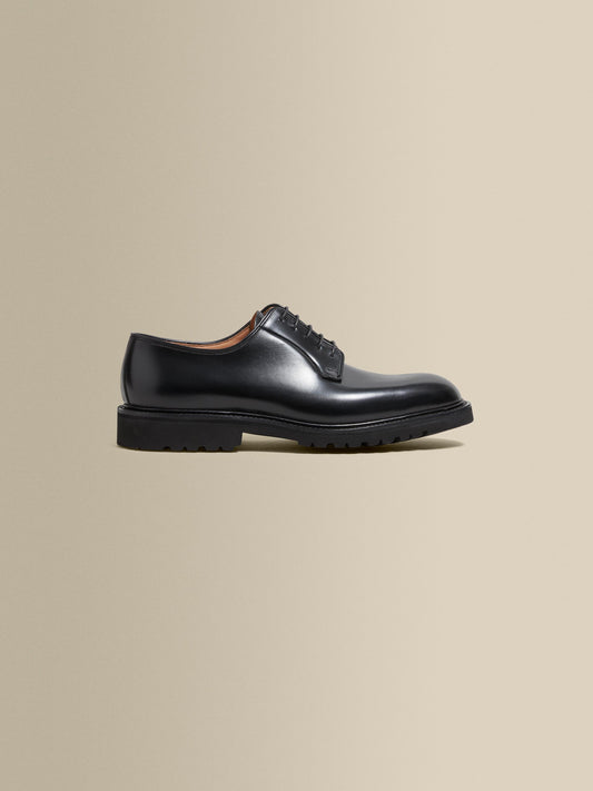 Calf Leather Derby Shoes Black Product Image Single Side