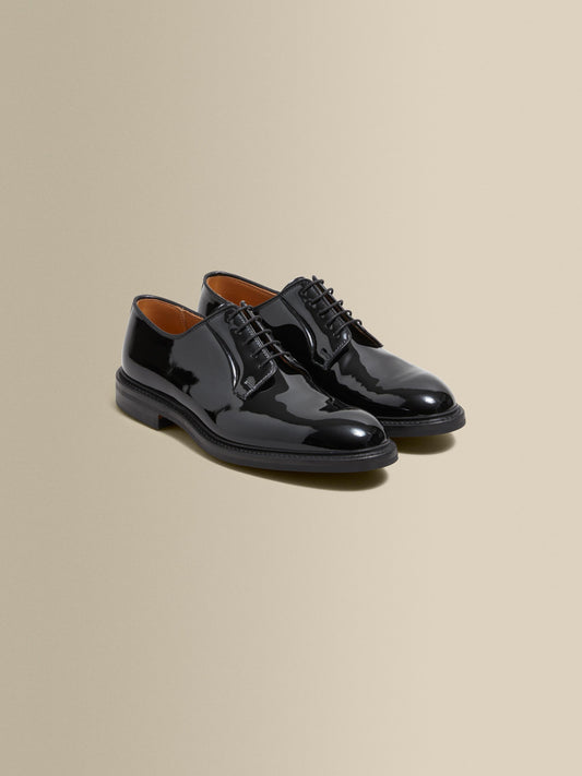 Patent Derby Dress Shoes Black Product Image