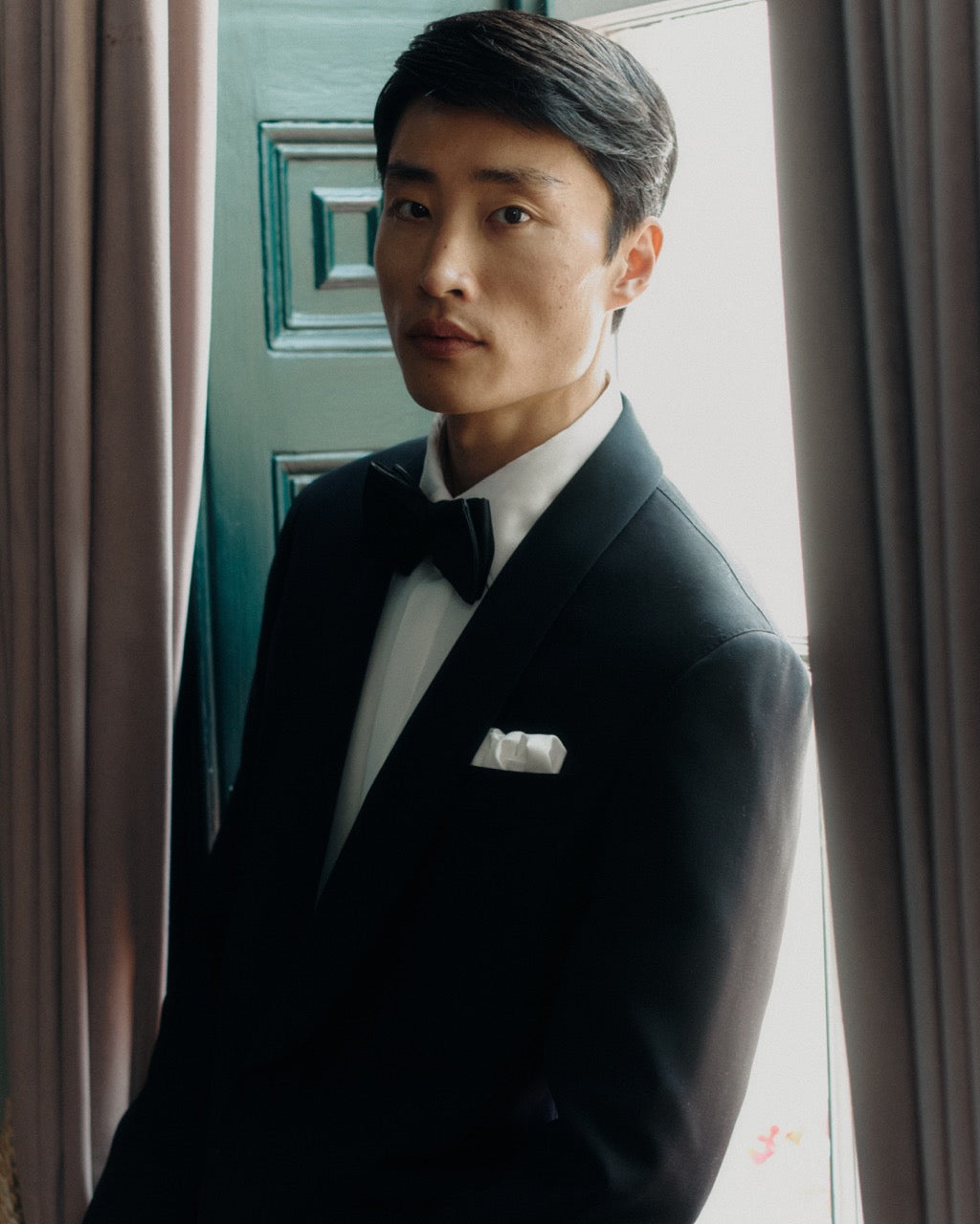 Shawl Lapel Dinner Suit Midnight Navy Campaign Image