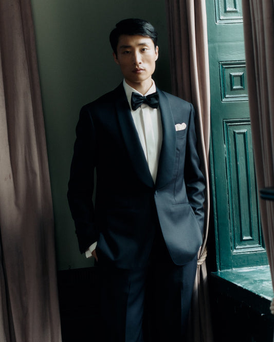 Shawl lapel Dinner Suit Midnight Navy Campaign Image