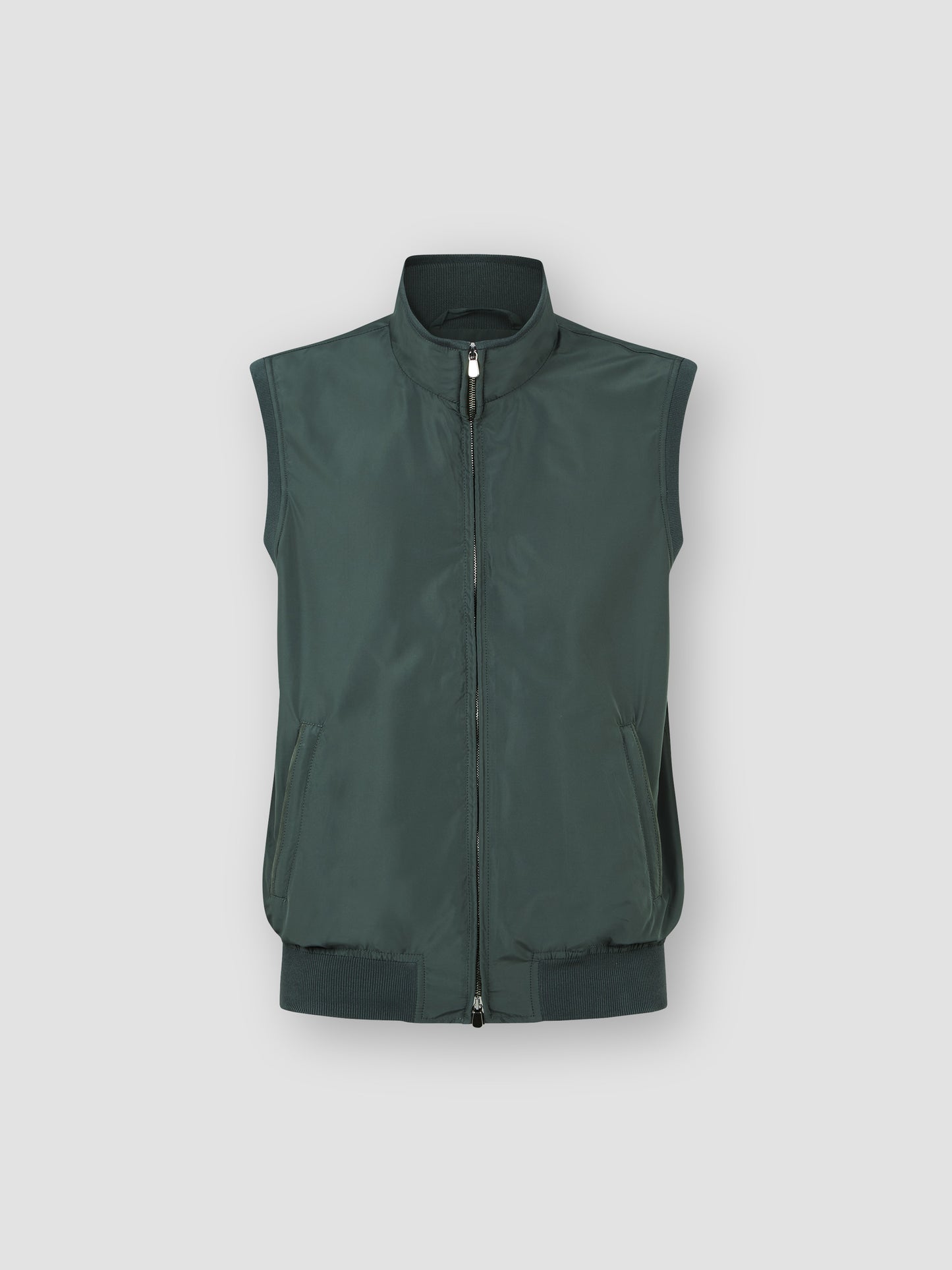 Japanese Nylon Gilet Military Green Product
