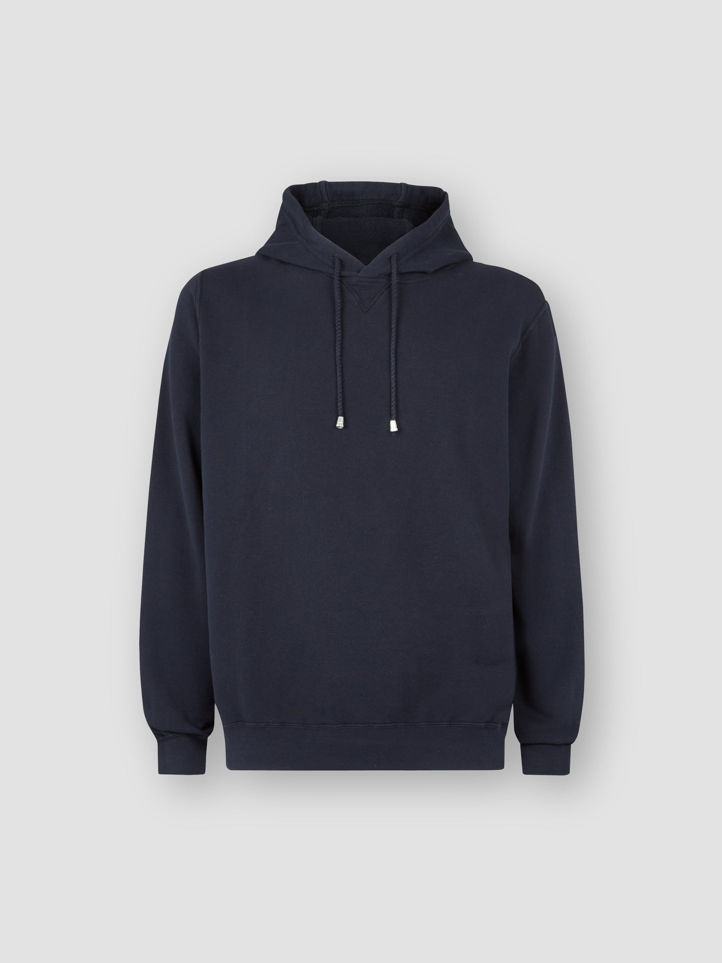 Cotton Drop Shoulder Hoodie Navy Product