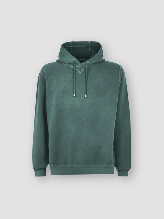 Cotton Drop Shoulder Hoodie Sage Product