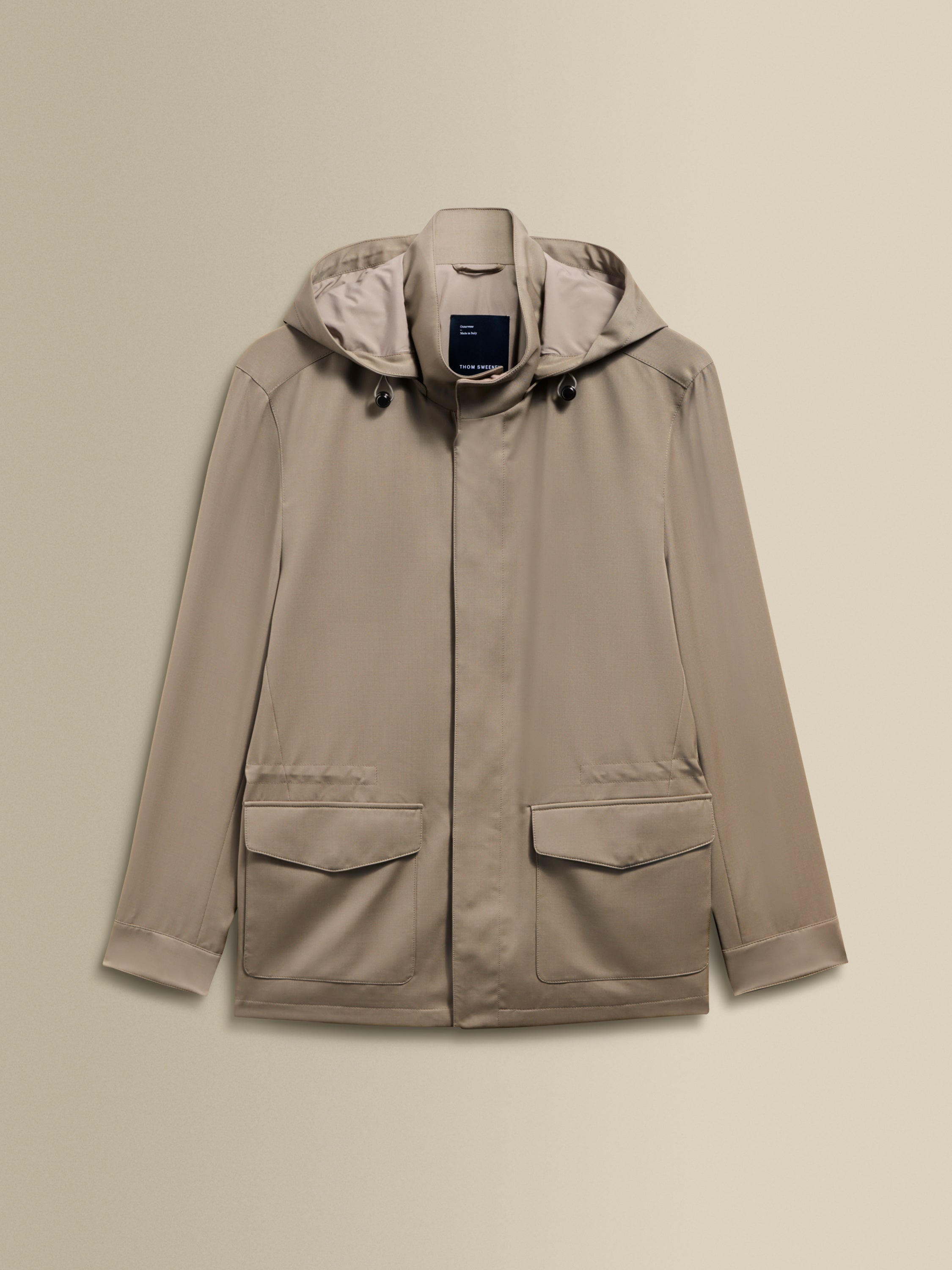 Technical Wool Field Jacket Taupe Product Image