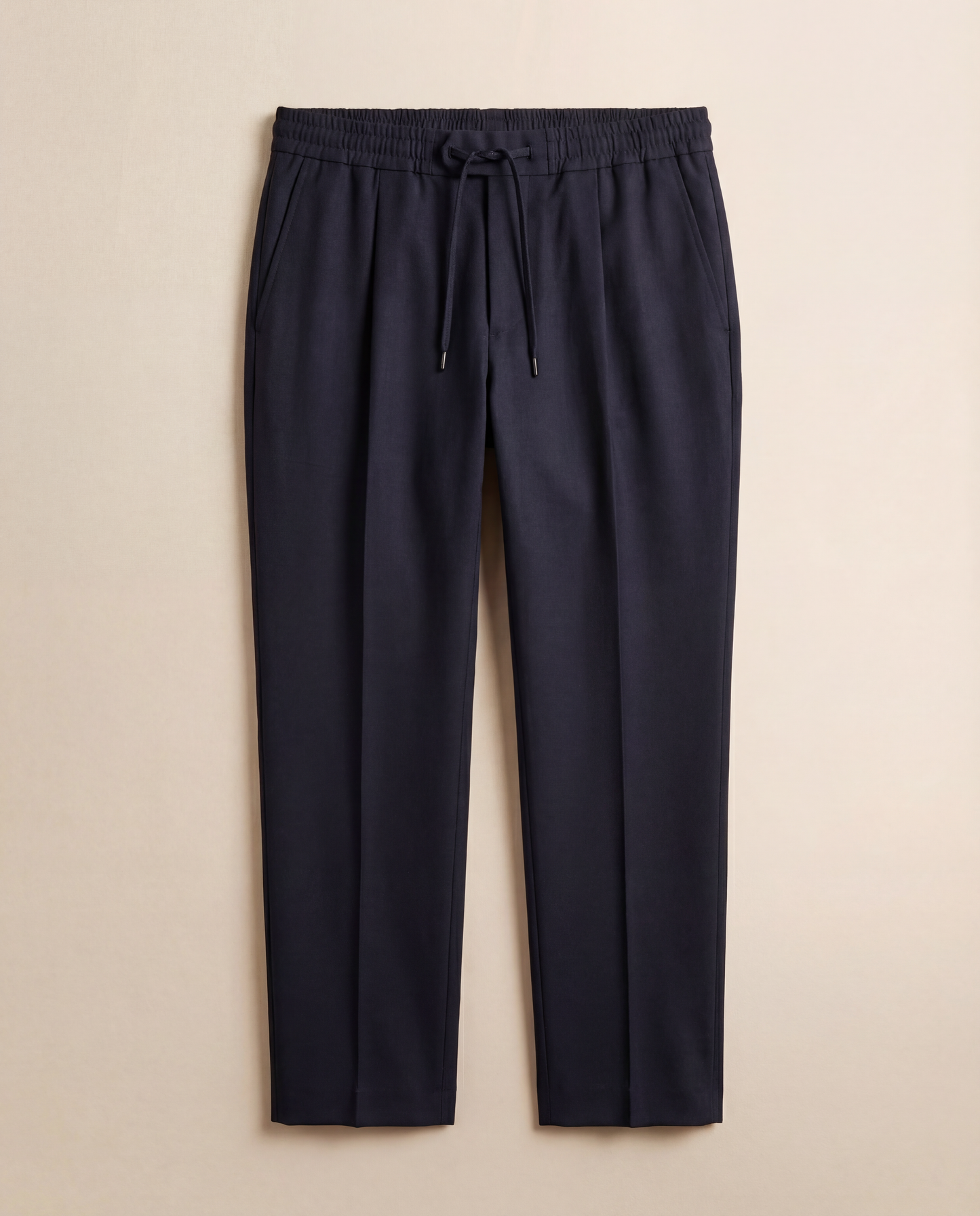 Wool Drawstring Trousers