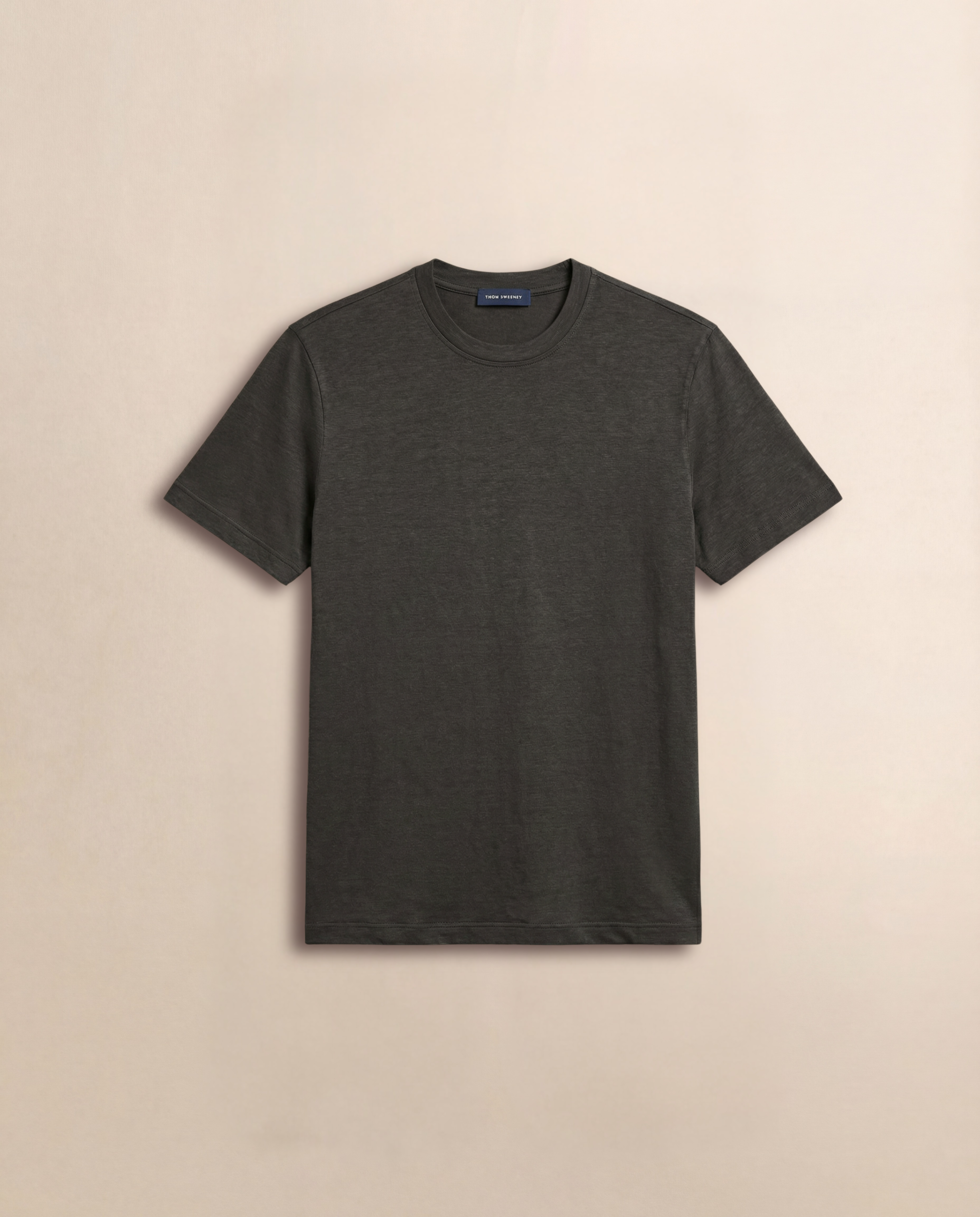 Linen Crew Neck T-Shirt