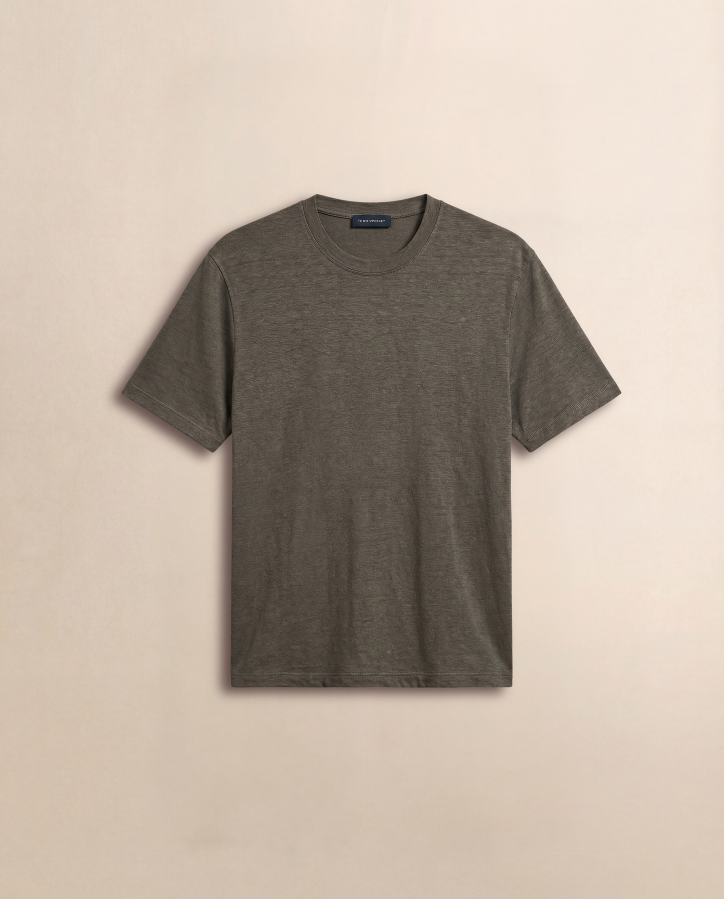 Linen Crew Neck T-Shirt