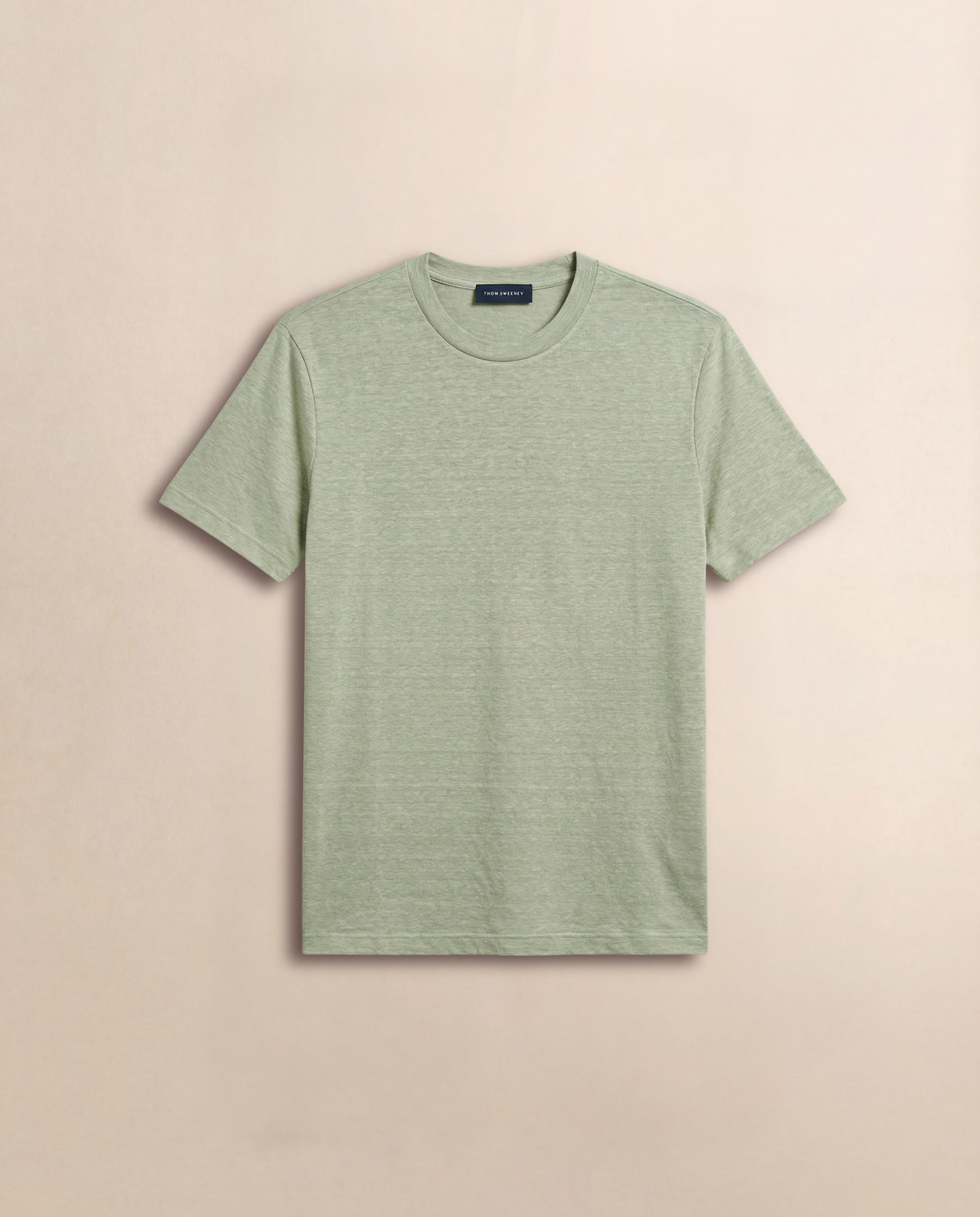 Linen Crew Neck T-Shirt