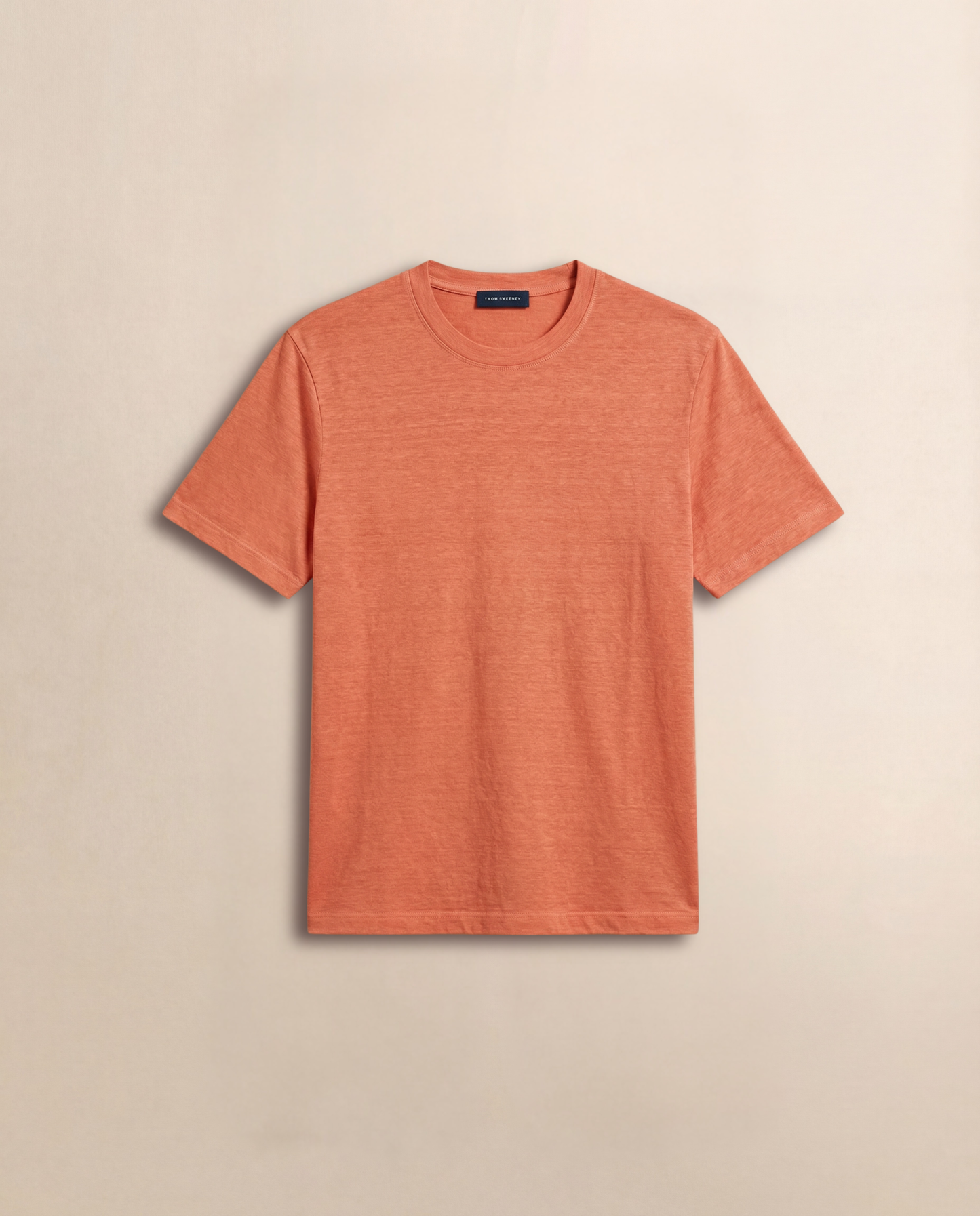 Linen Crew Neck T-Shirt