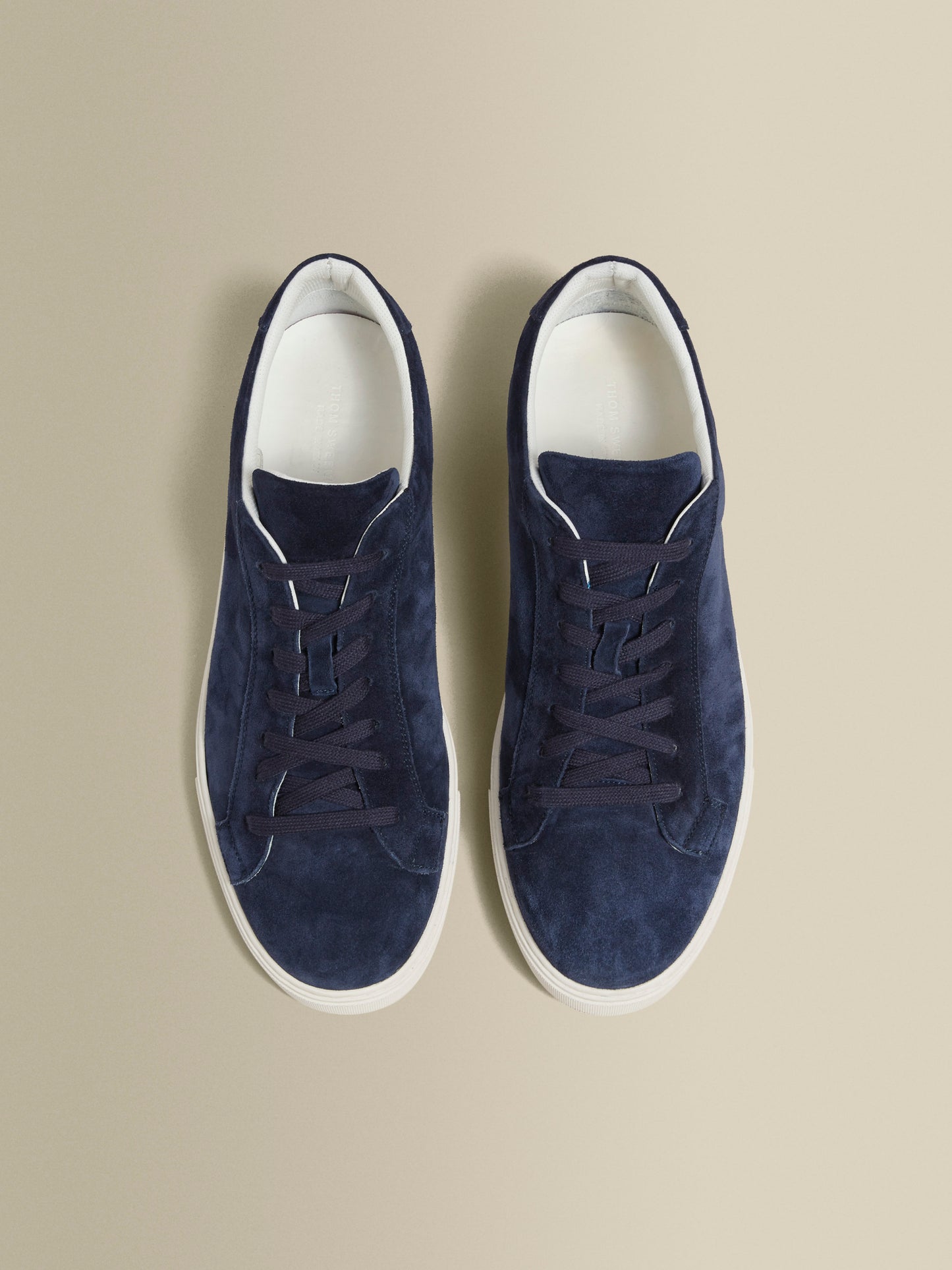 Suede Sneakers Navy Product Top