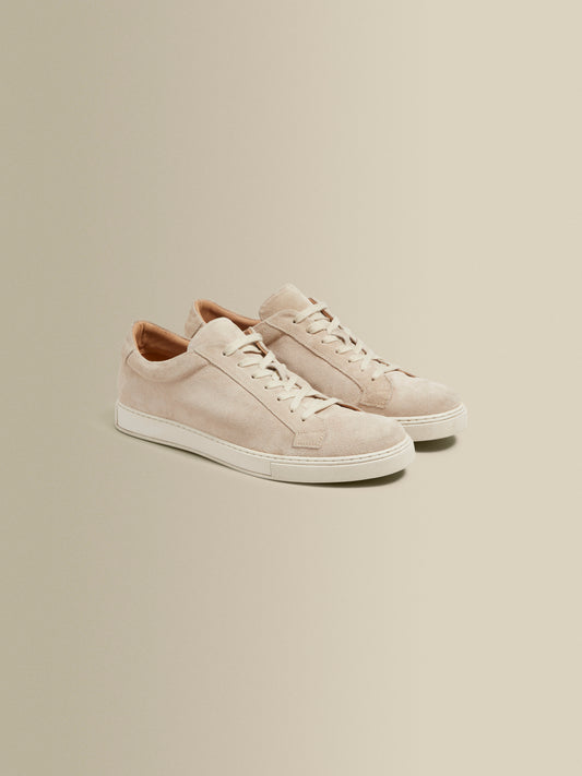 Suede Sneakers Oat Product Main