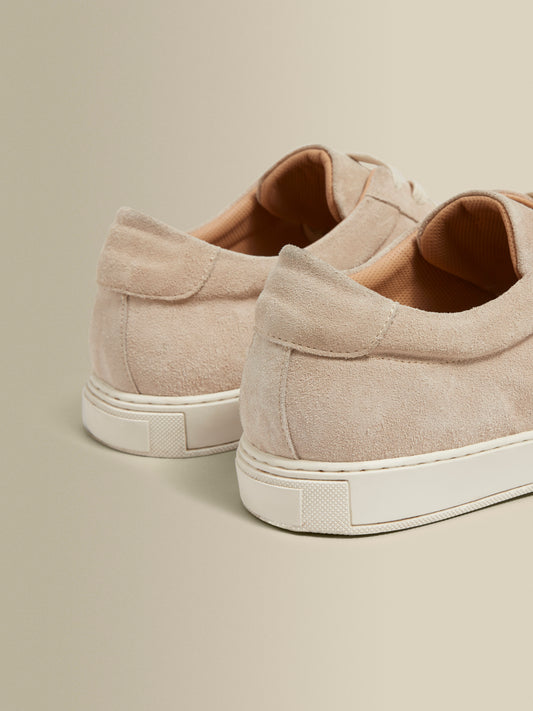 Suede Sneakers Oat Product Back