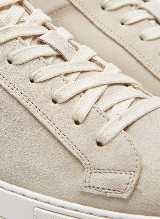 Suede Sneakers Oat Product Lace Details