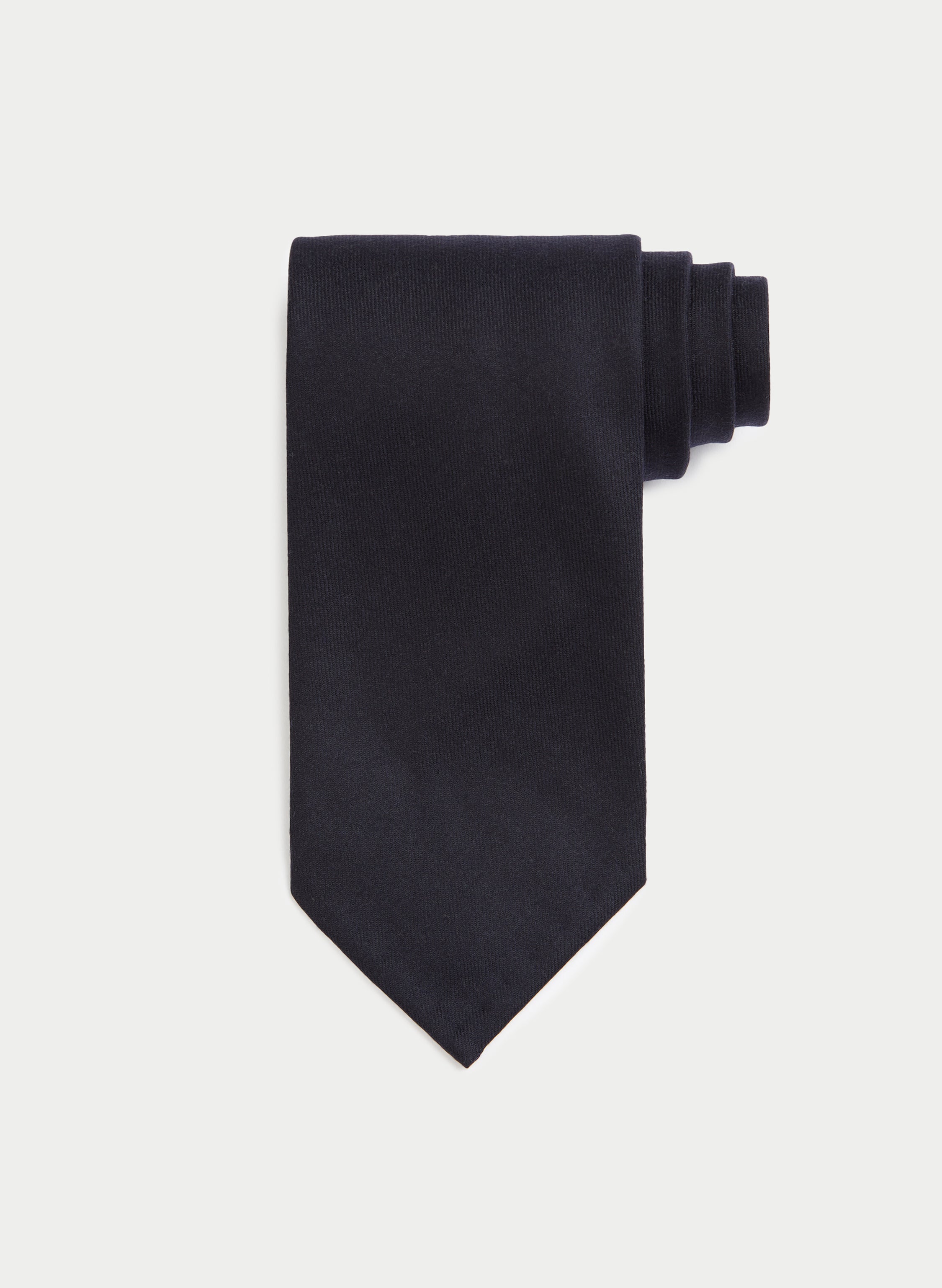 Wool Tie Darkest Navy Product Image