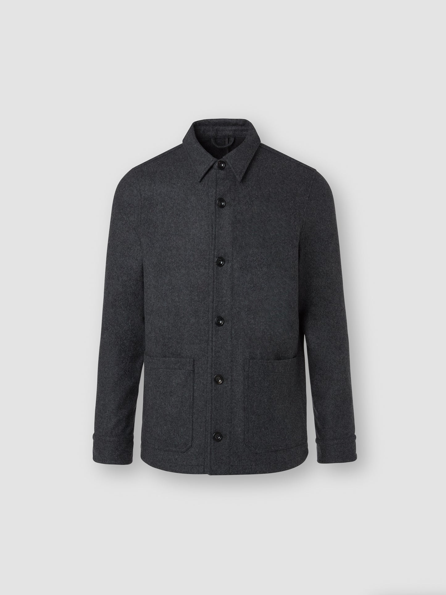 Flannel Chore Jacket Charcoal Product Image