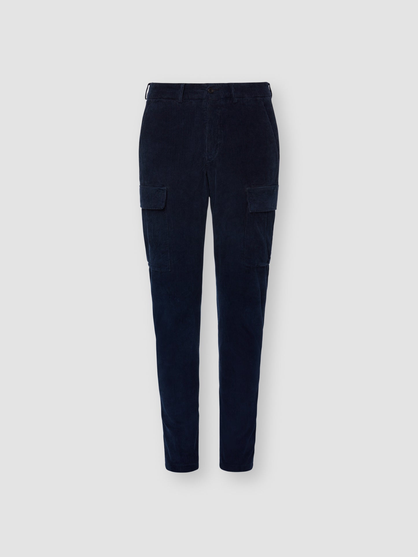 Corduroy Cargo Trousers Navy Product Image
