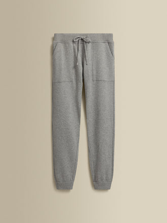 Cashmere Track Pants Grey Product Image