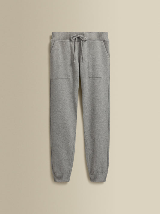 Cashmere Track Pants Grey Product Image