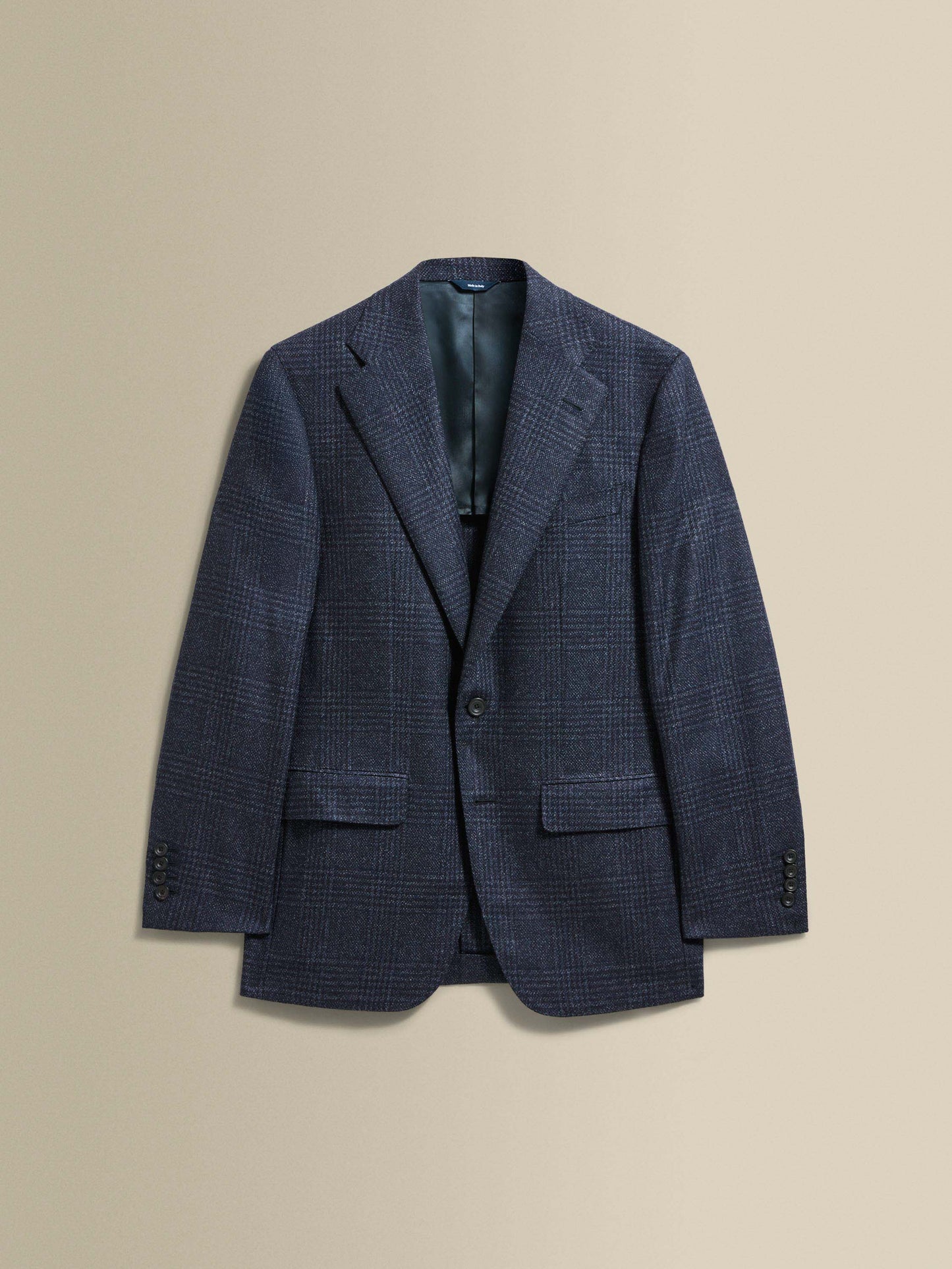 Cashmere Single Breasted Jacket Navy Product Image