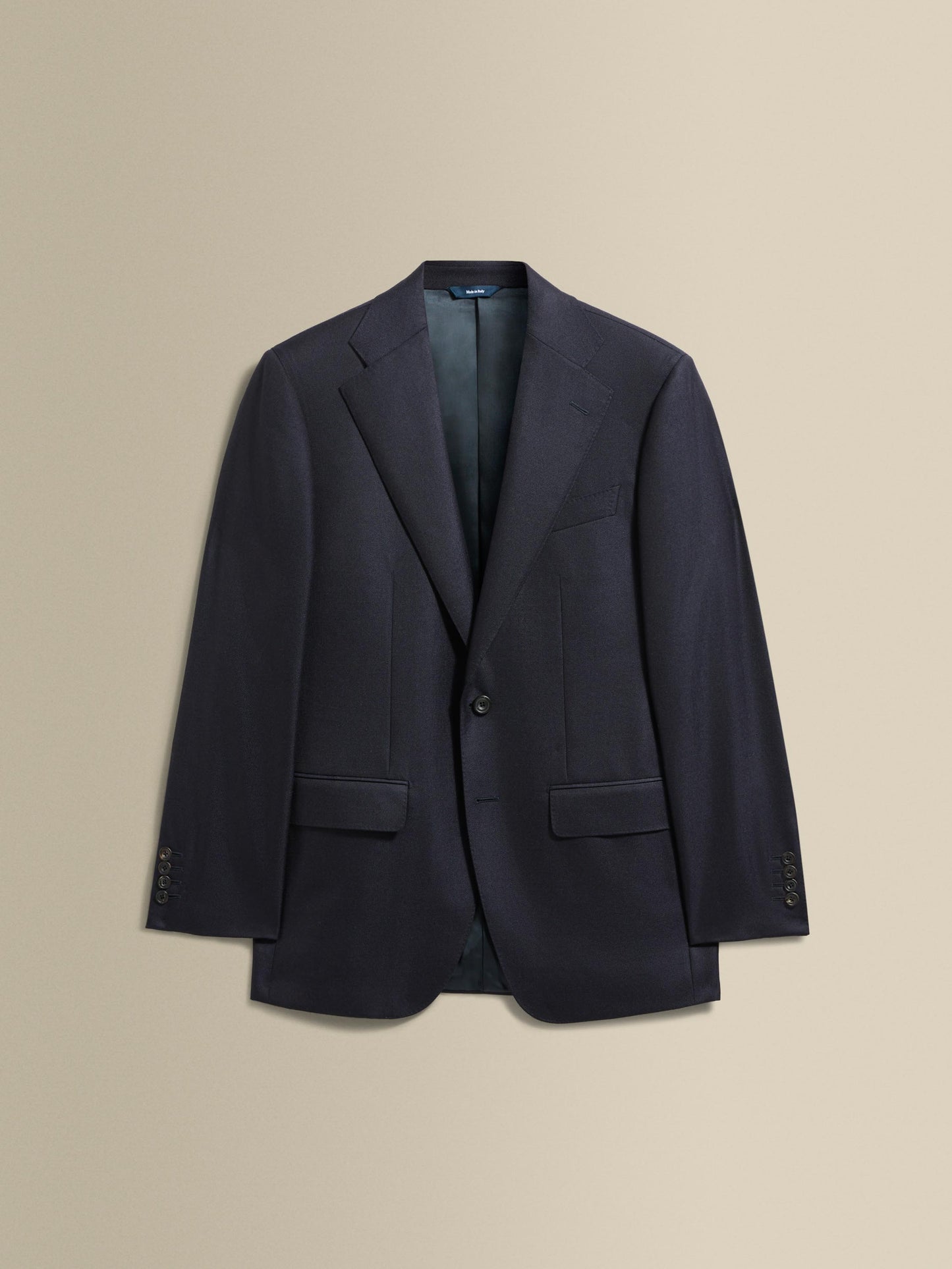 Cashmere Single Breasted Jacket Navy Product Image