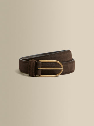 Suede Belt Brown Product