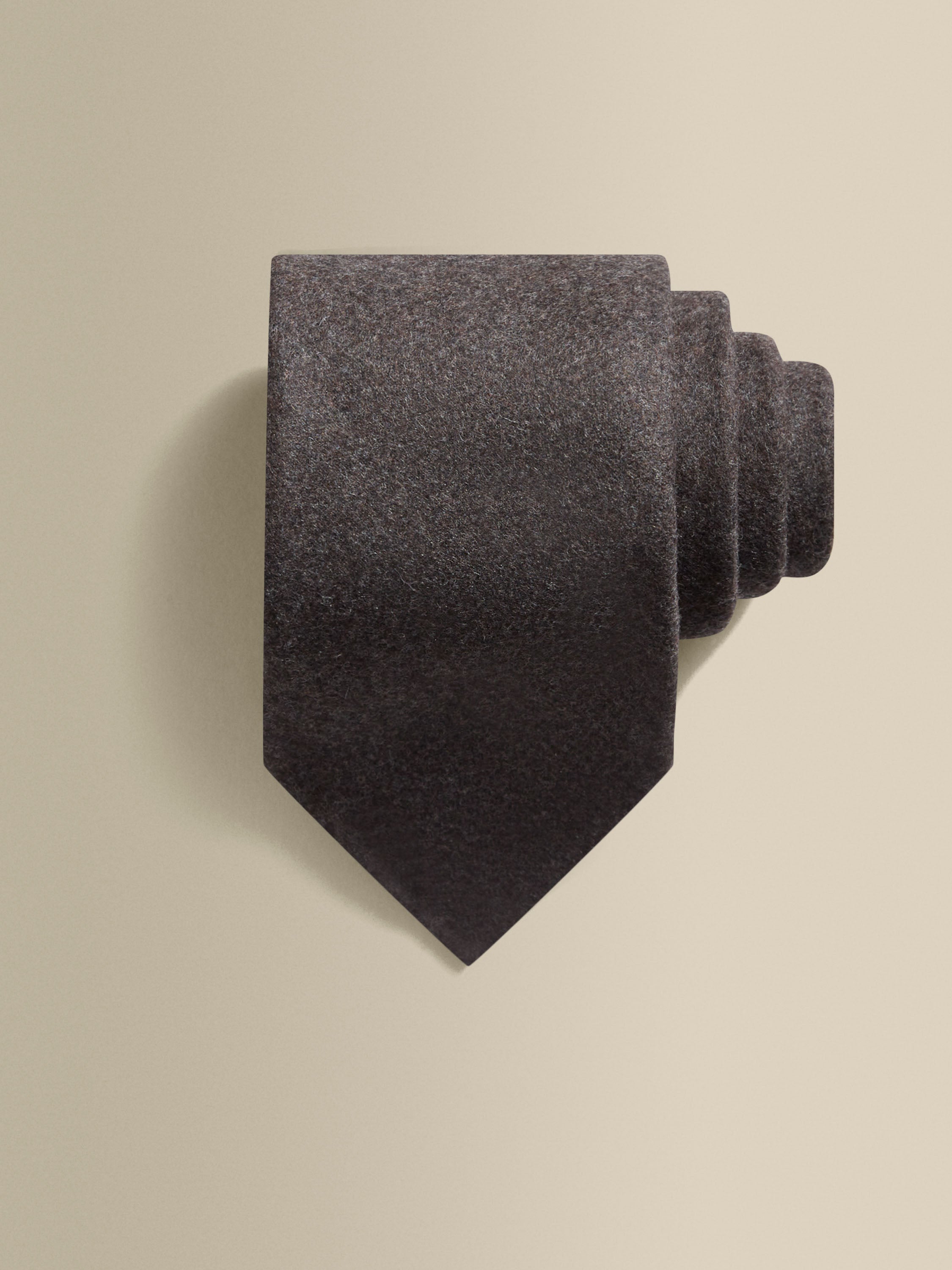 Cashmere Tie Brown Rolled Product Image