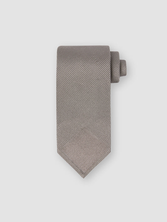 Silk Grenadine Tie Grey Product Image