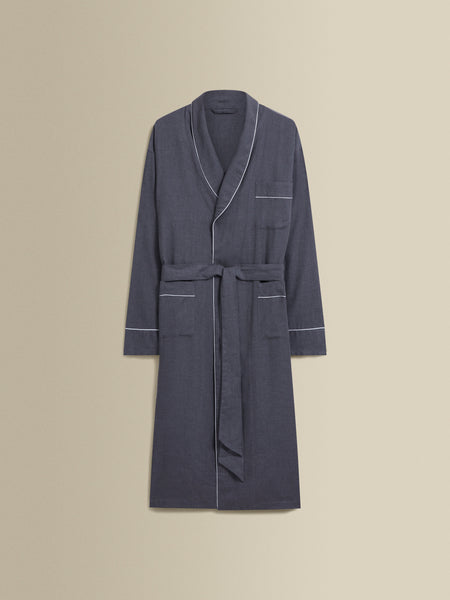 brushed cotton dressing gown men's Norty