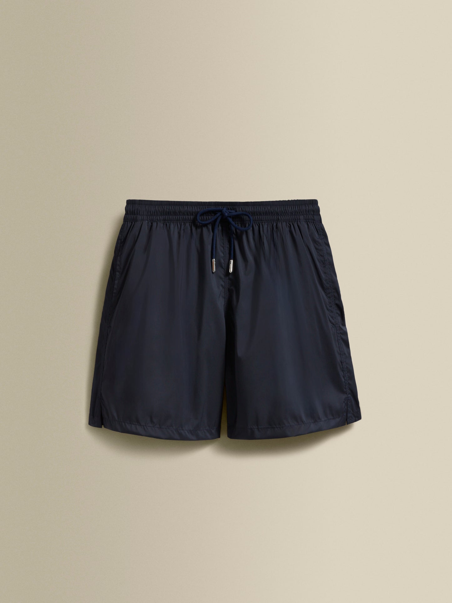 Nylon Mid Length Swim Shorts Navy Product Image