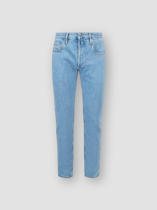 Five Pocket Denim Jeans Light Blue Product Front