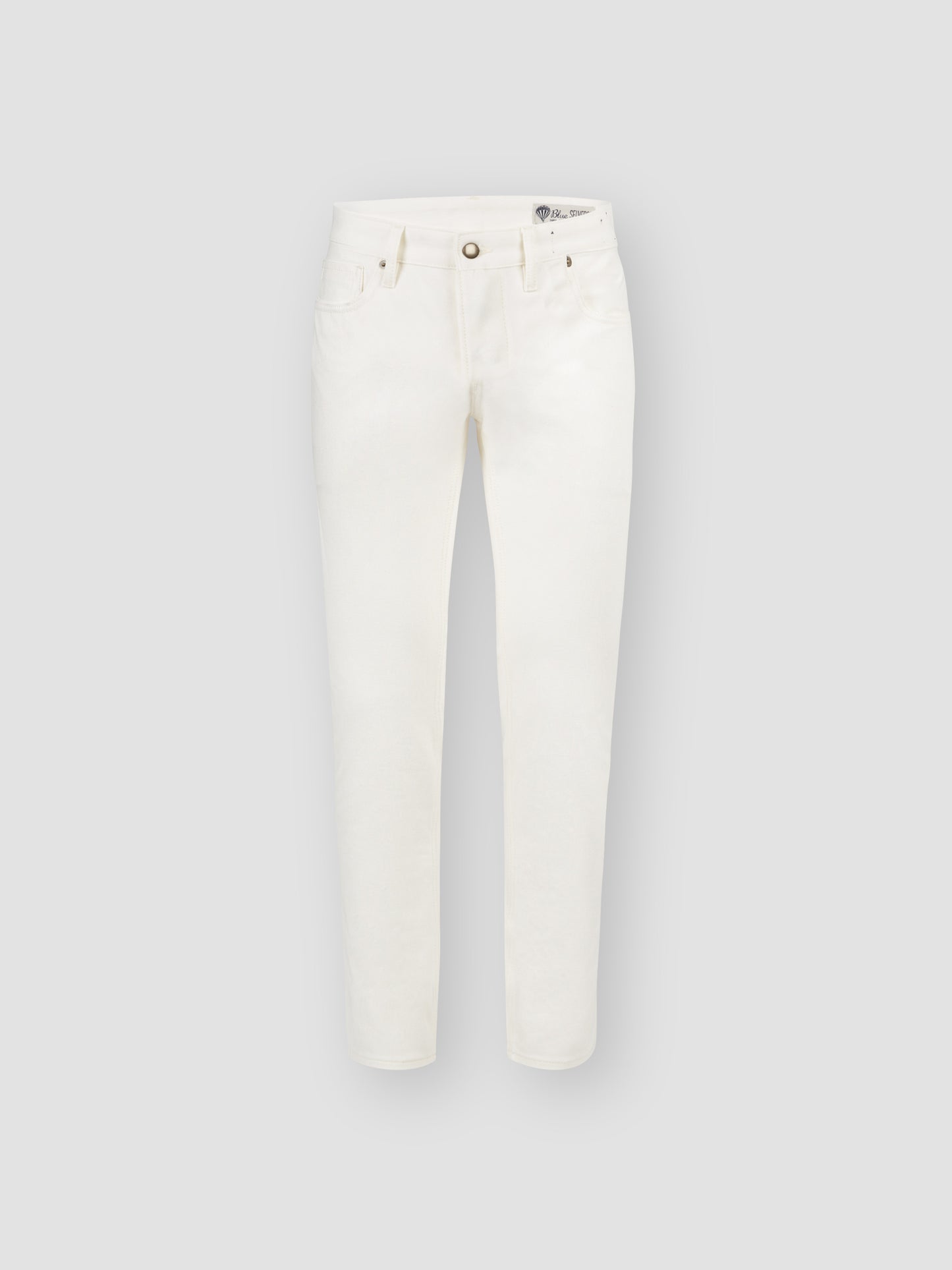 Five Pocket Denim Jeans White Product Front