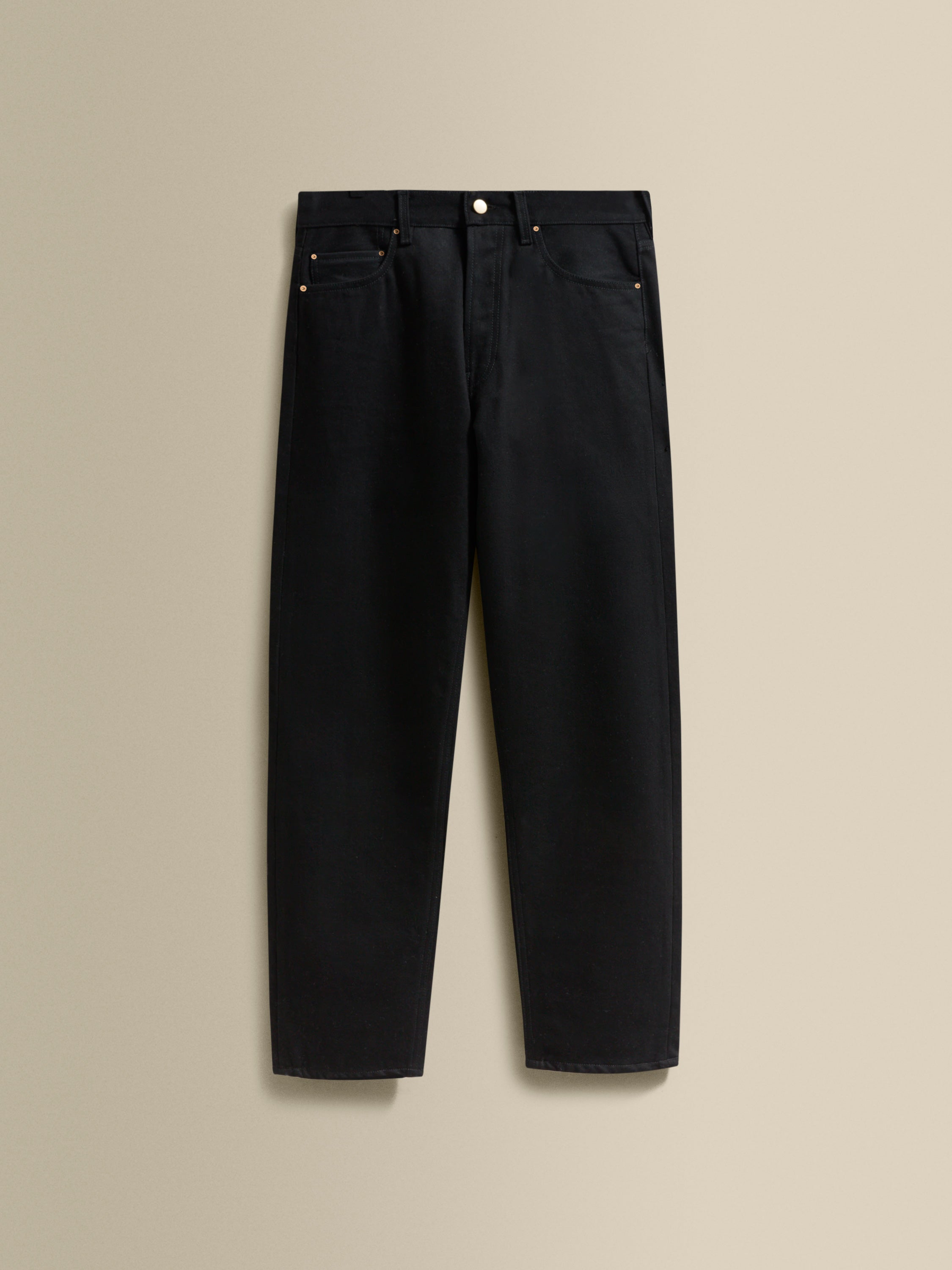 Denim Easy Fit Jeans Black Product Image