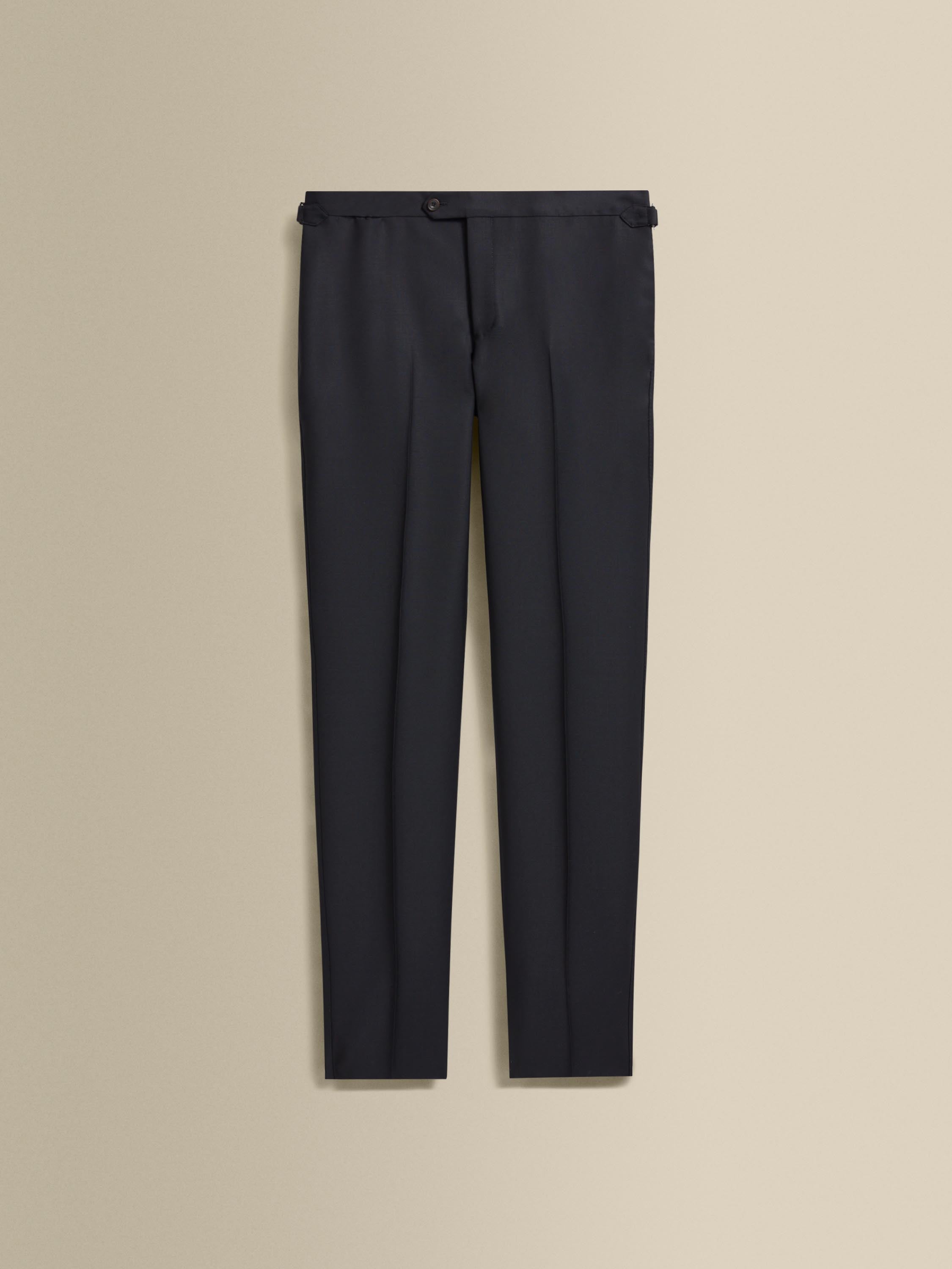 Wool Tailored Tux Trousers Midnight Navy Product Image